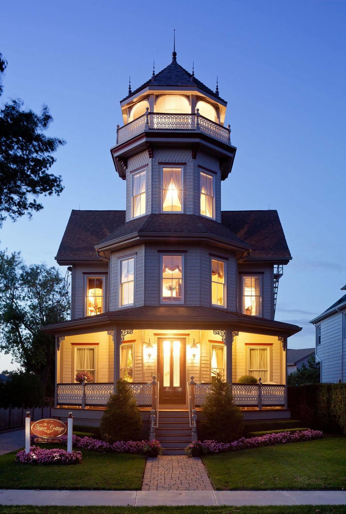 The Tower Cottage Bed And Breakfast Point Pleasant Beach Exteriör bild